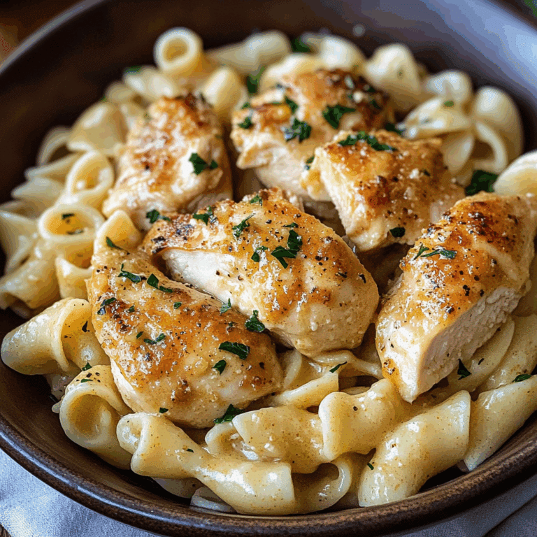 Classic Chicken with Buttered Noodles Recipe