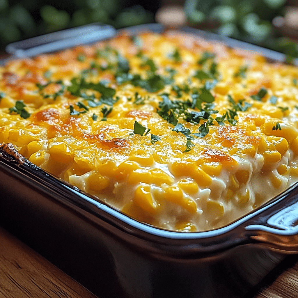Classic Cream Cheese Corn Casserole