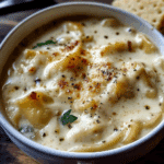 Creamy Alfredo Lasagna Soup Recipe