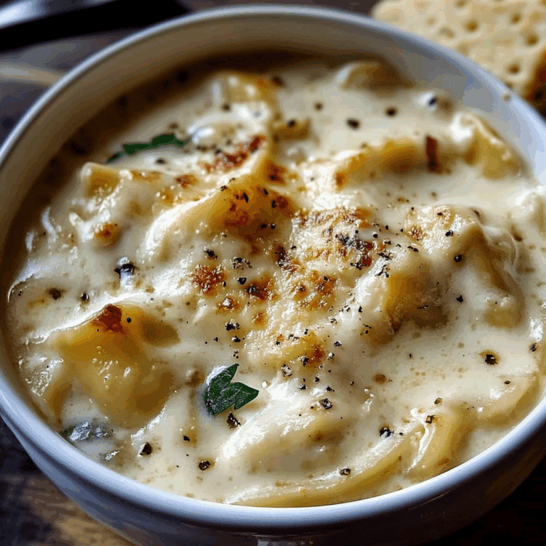 Creamy Alfredo Lasagna Soup Recipe