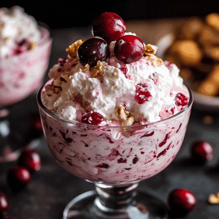 Easy Cranberry Fluff Salad Recipe