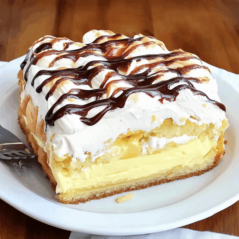 Easy Cream Puff Cake Recipe