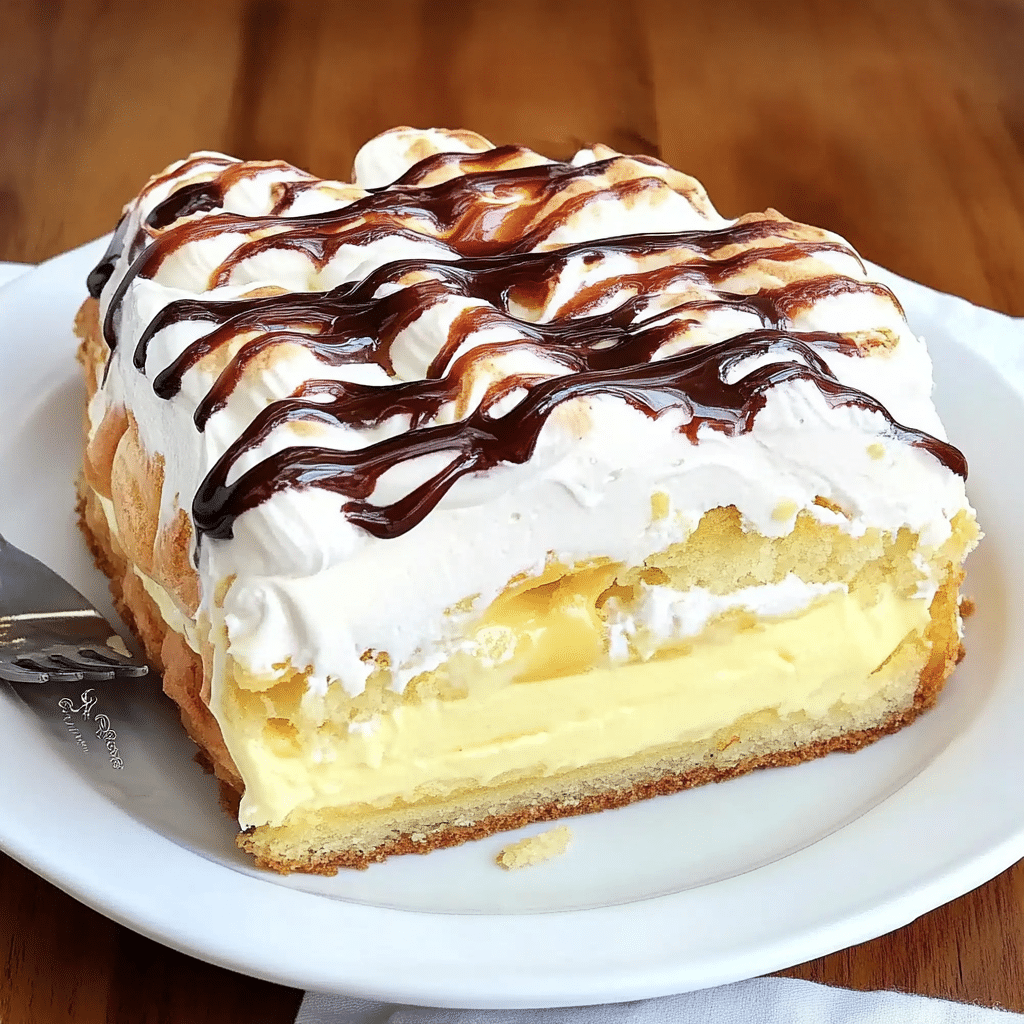 Easy Cream Puff Cake Recipe