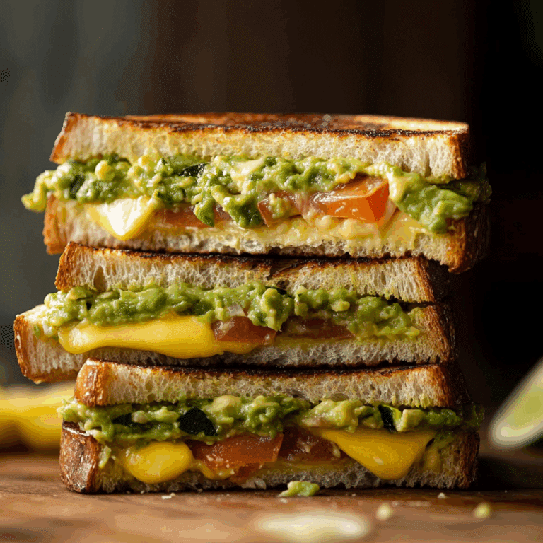 Guacamole Grilled Cheese Sandwich