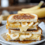 Honey Banana Grilled Cheese Sandwich