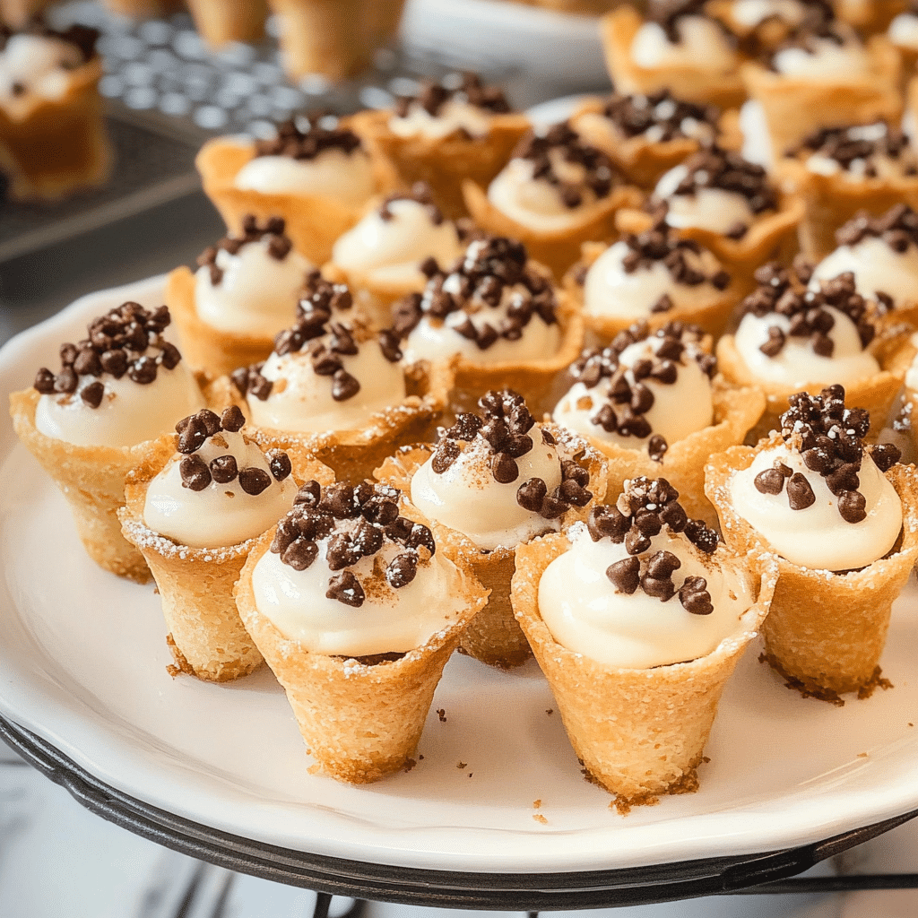 Mini Cannoli Cups