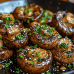 Steakhouse Garlic Butter Mushrooms Recipe