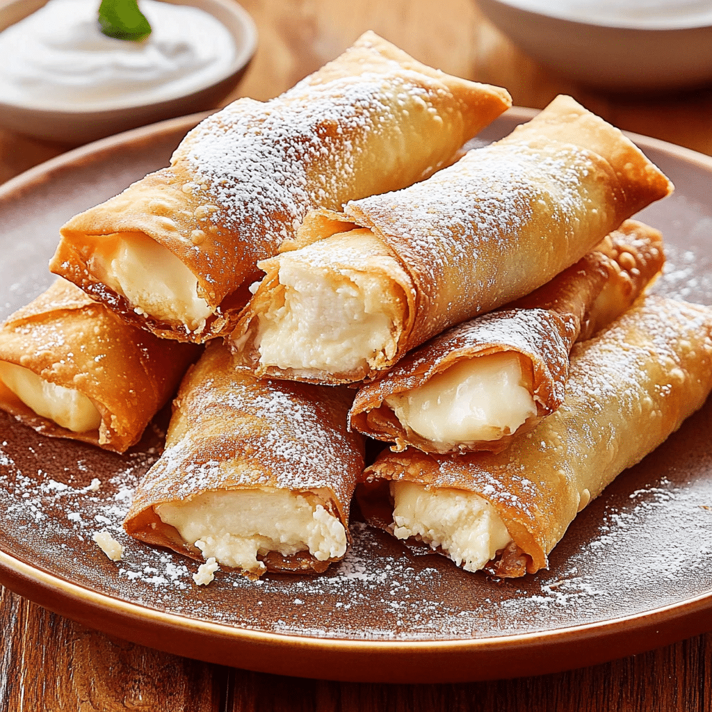 Cheesecake Egg Rolls