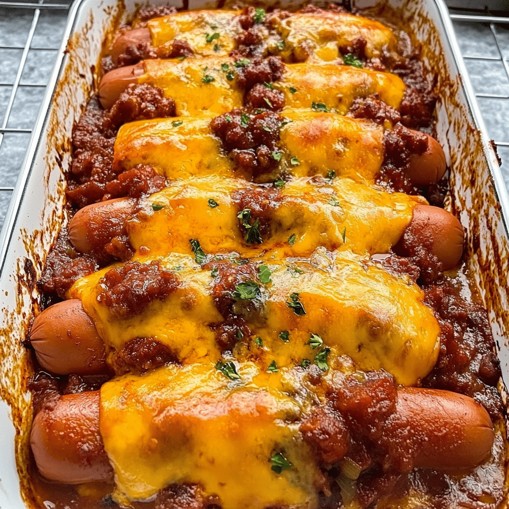 Chili Cheese Dog Casserole Recipe