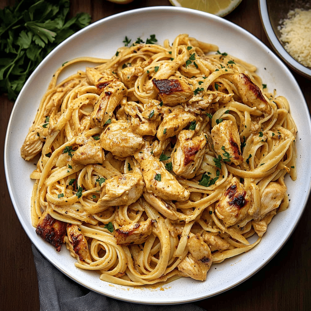 Cowboy Butter Chicken Linguine Recipe
