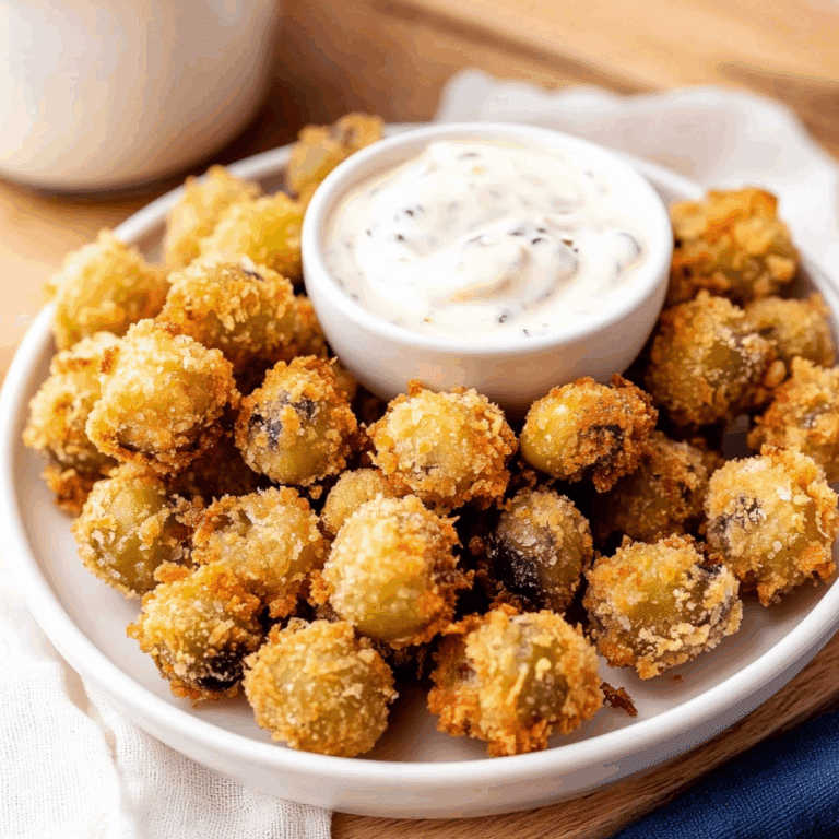 Delicious Fried Olives with Garlic Aioli
