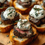 Garlic Bread Steak Bites with Horseradish Cream Recipe
