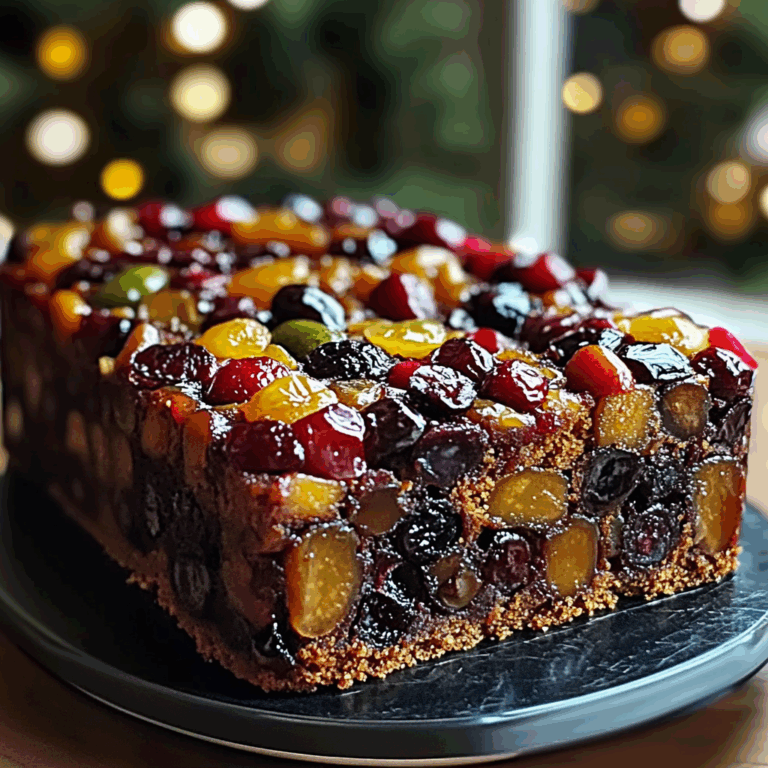 Heavenly Moist Fruitcake Recipe