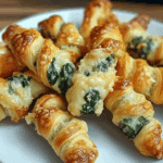 Parmesan and Spinach Cheese Twists Recipe