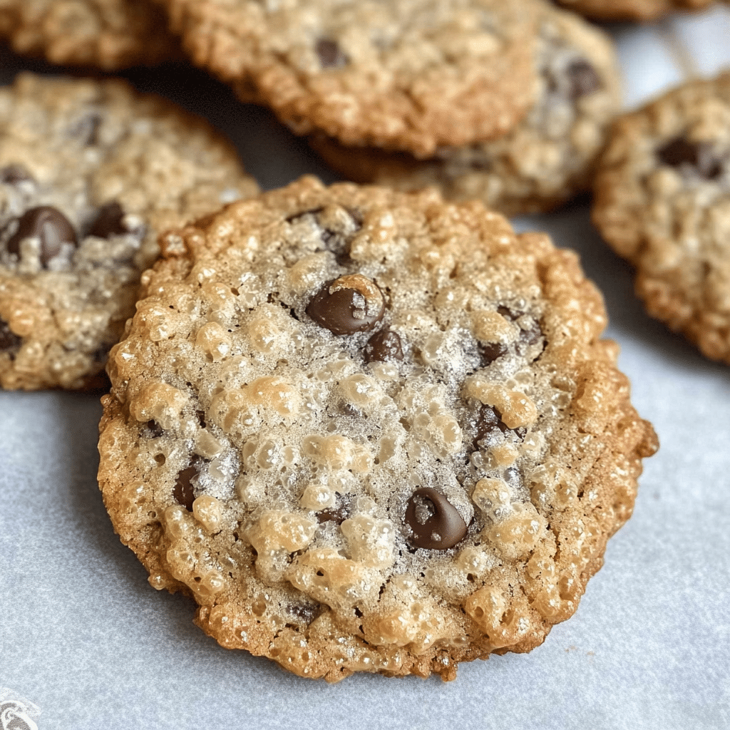 Rice Krispie Chocolate Chip Cookies