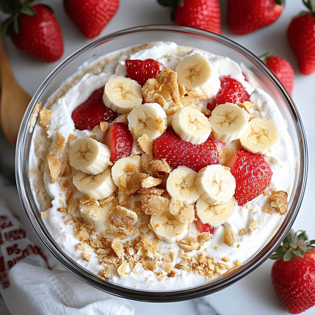 Strawberry Banana Pudding