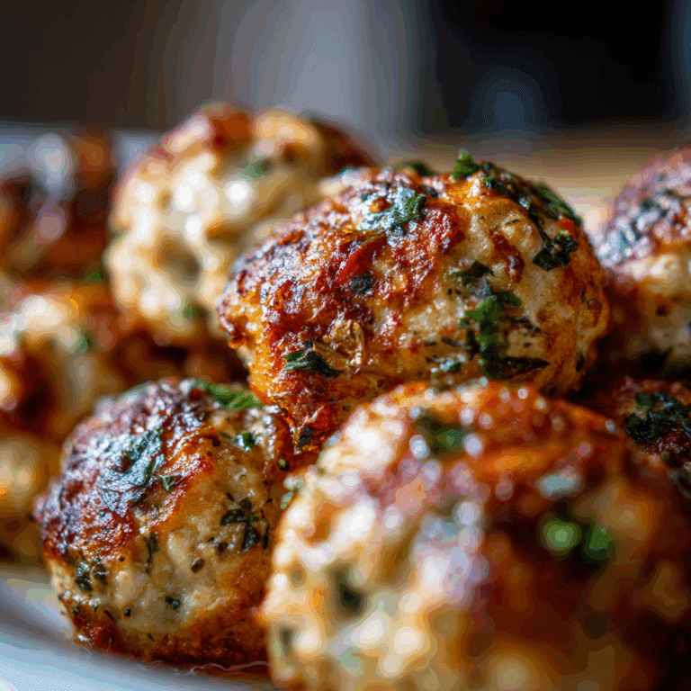 Baked Italian Chicken Meatballs