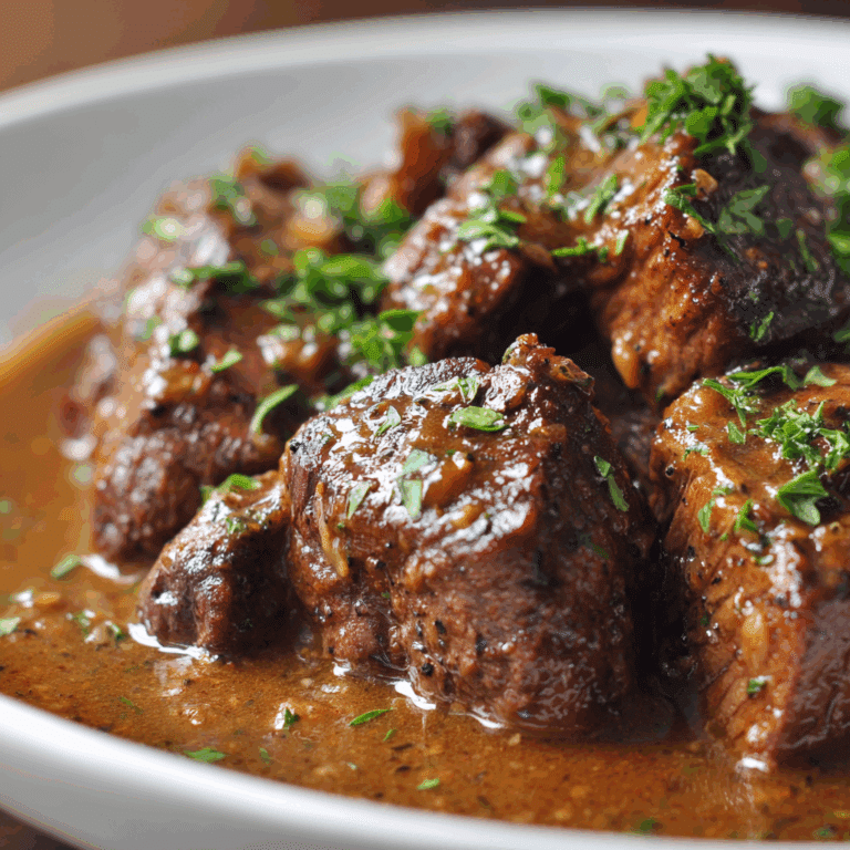 Beef Carbonnade with Beer Sauce