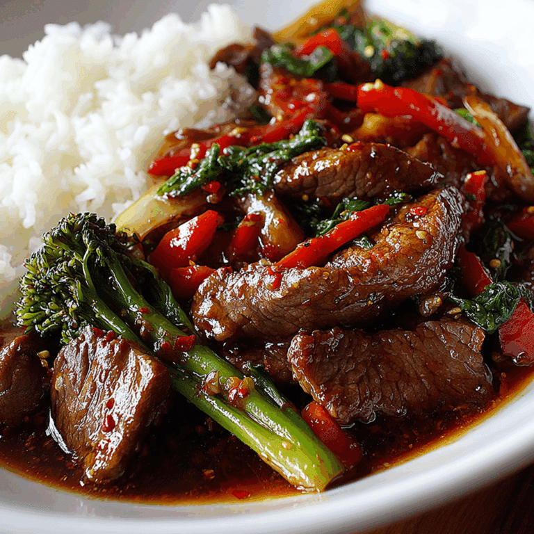 Beef Stir Fry with Honey Pepper Sauce