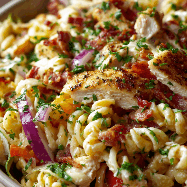 Chicken Club Pasta Salad