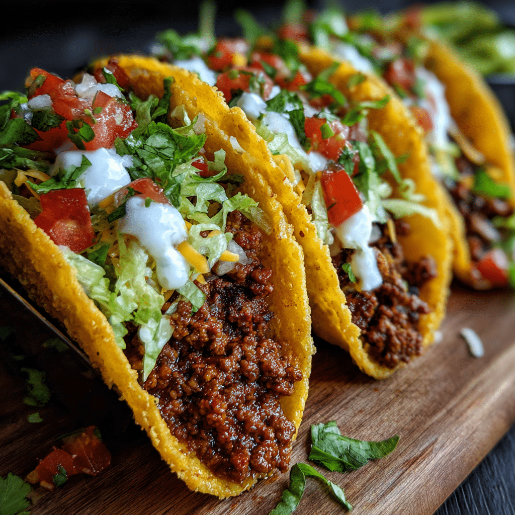 Crispy Ground Beef Tacos