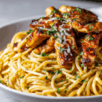 Garlic Butter Chicken Pasta