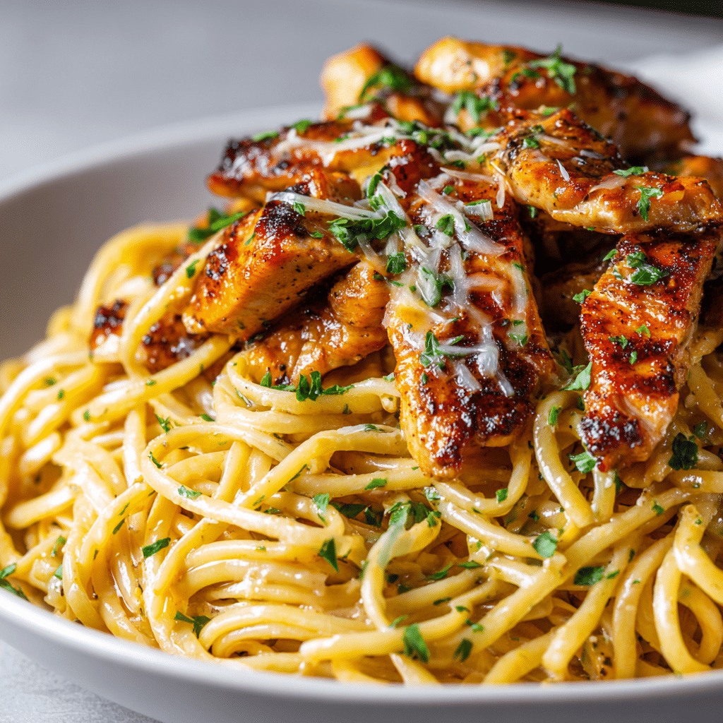 Garlic Butter Chicken Pasta