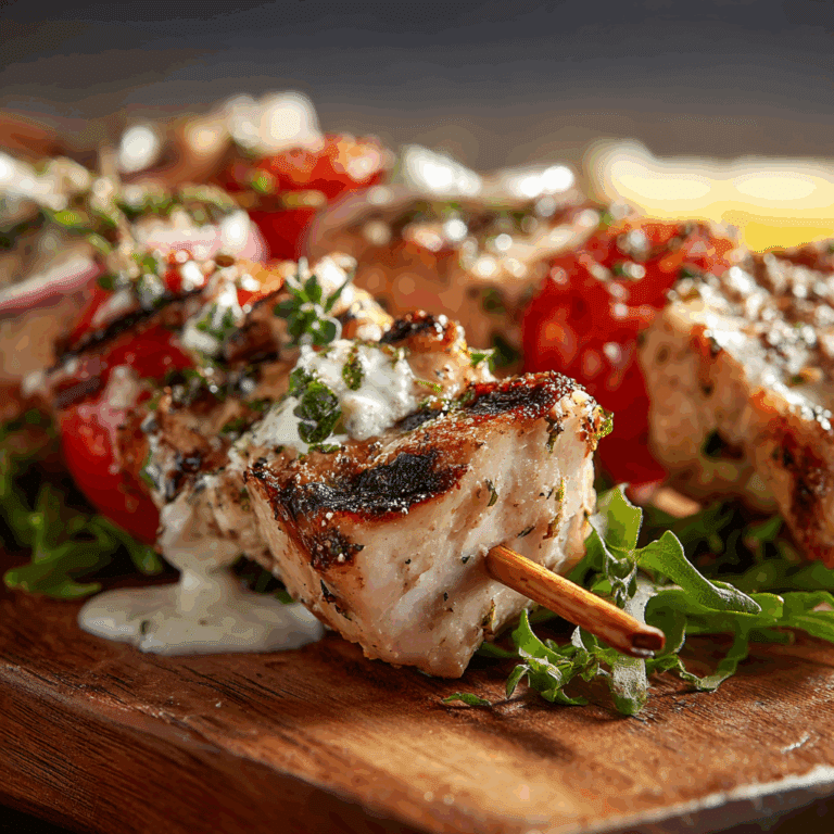 Grilled Chicken Souvlaki