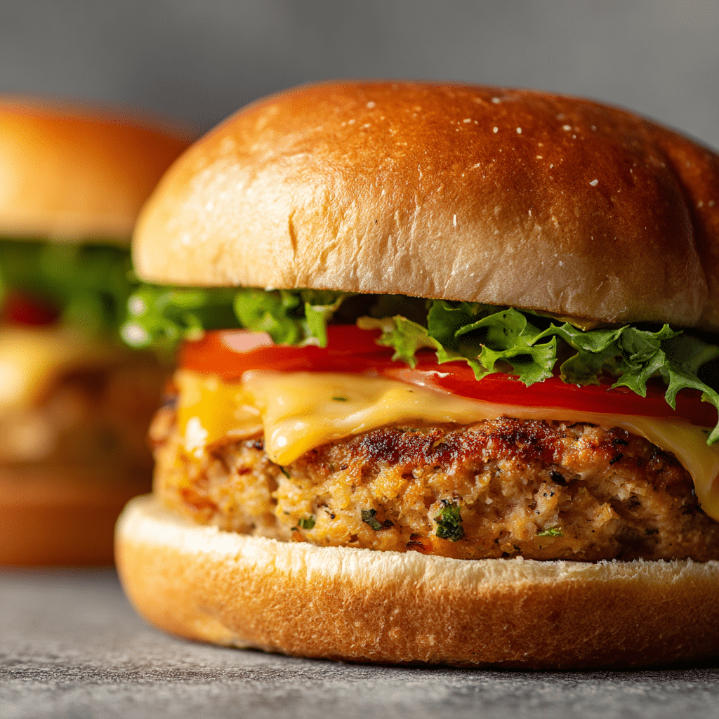 Ground Chicken Burgers