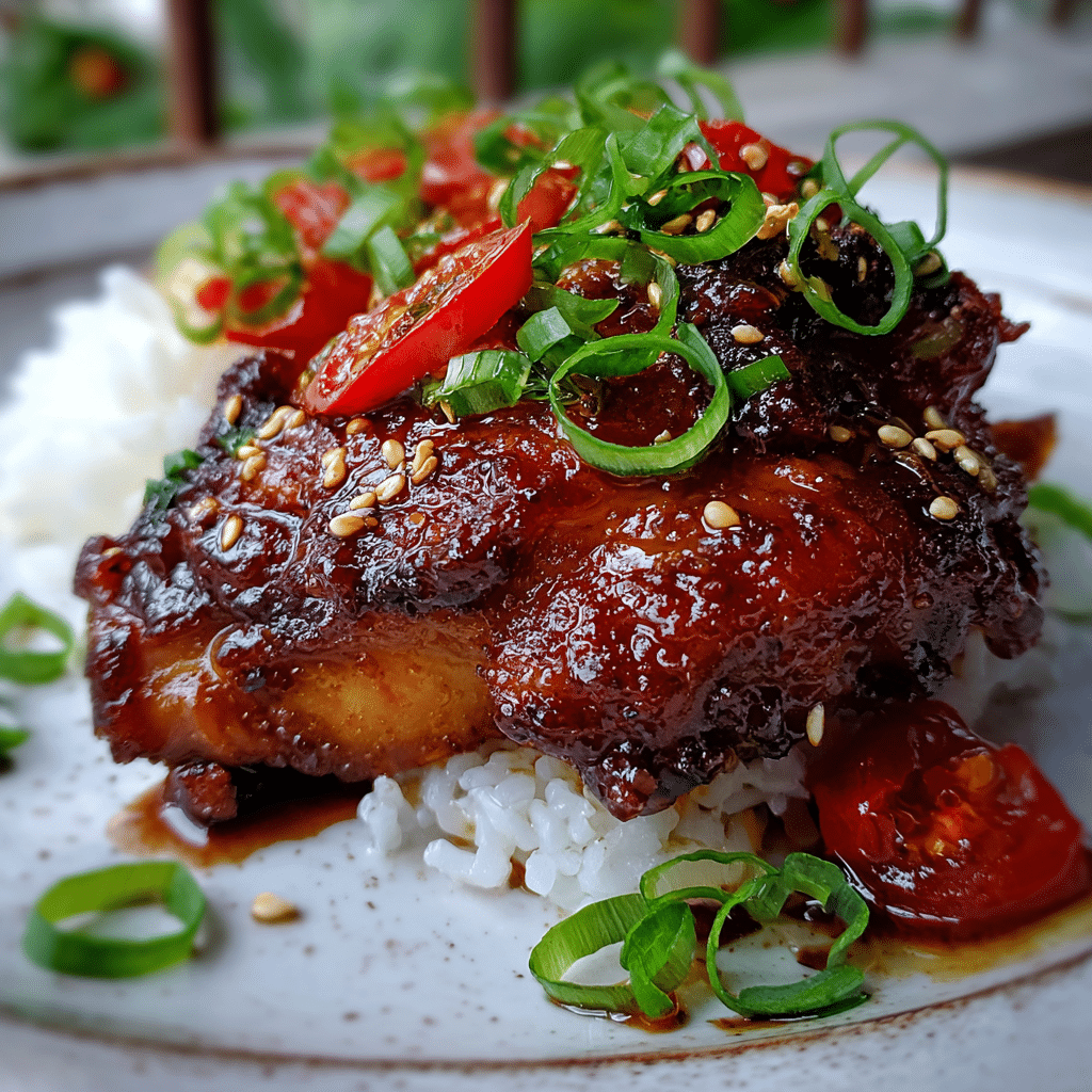 Hawaiian Shoyu Chicken Thighs