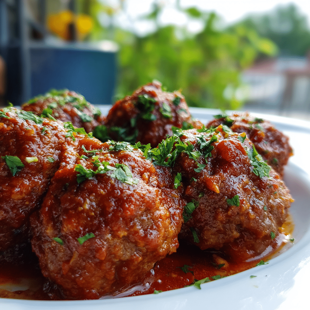 Instant Pot Porcupine Meatballs