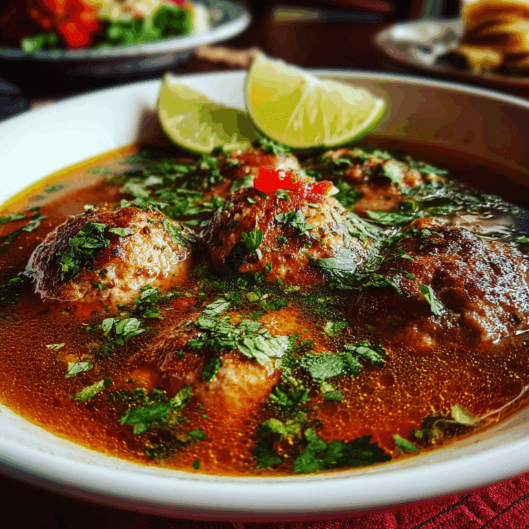 Mexican Albondigas Soup