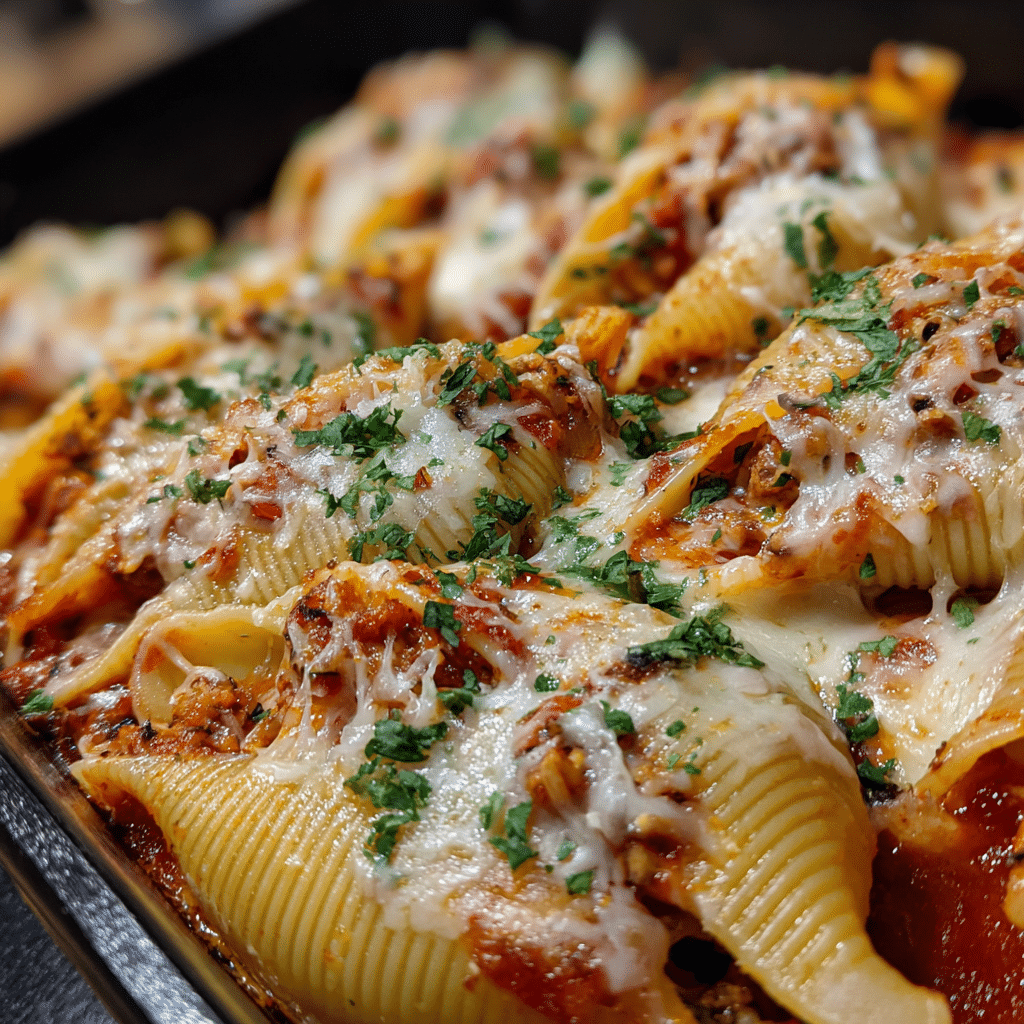 Mushroom Stuffed Pasta Shells