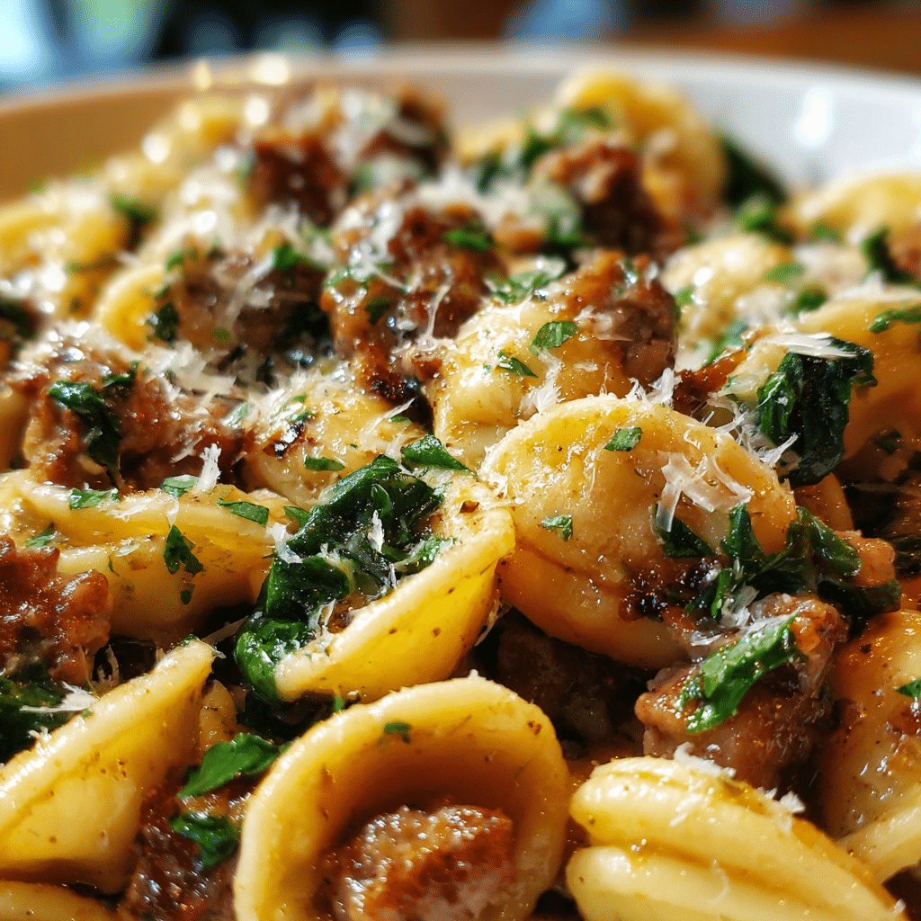 Orecchiette Pasta with Sausage