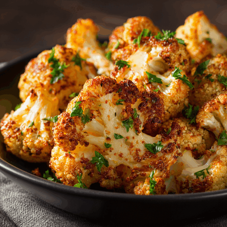Roasted Cauliflower with Spices