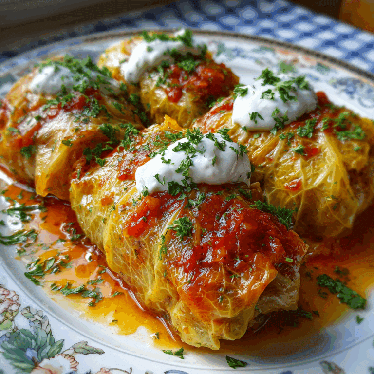 Russian Chicken and Cabbage Rolls