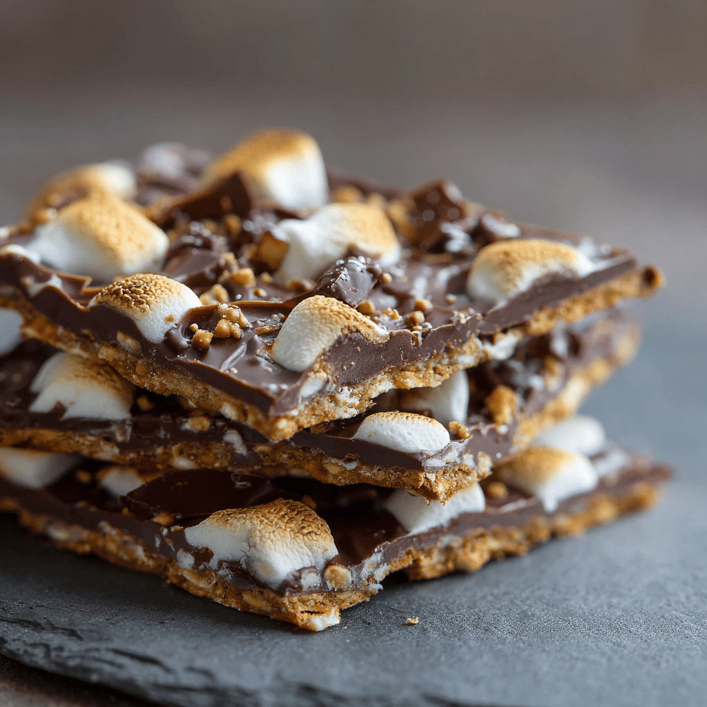 S’mores Chocolate Bark