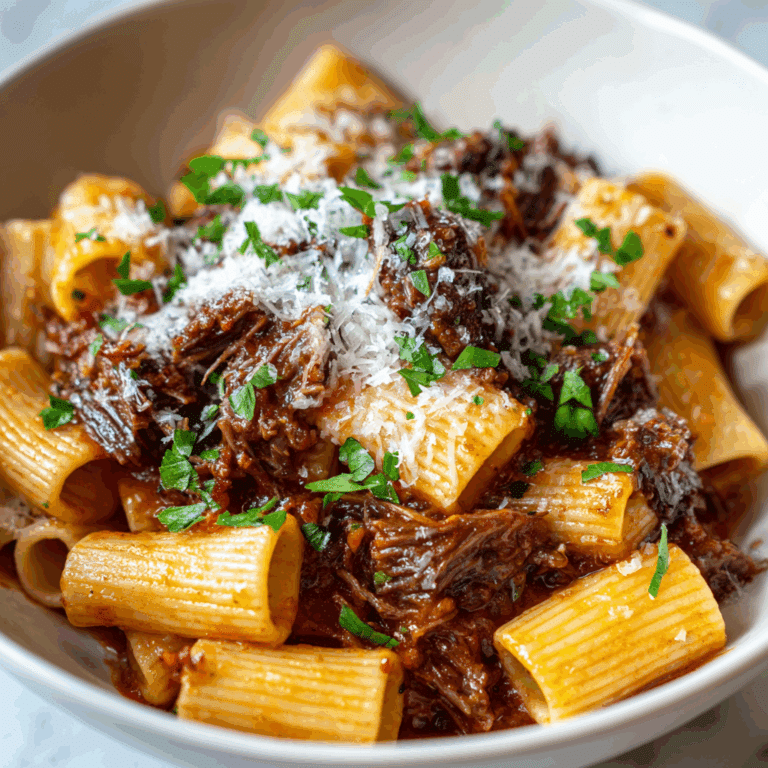 Short Rib Ragu with Pasta