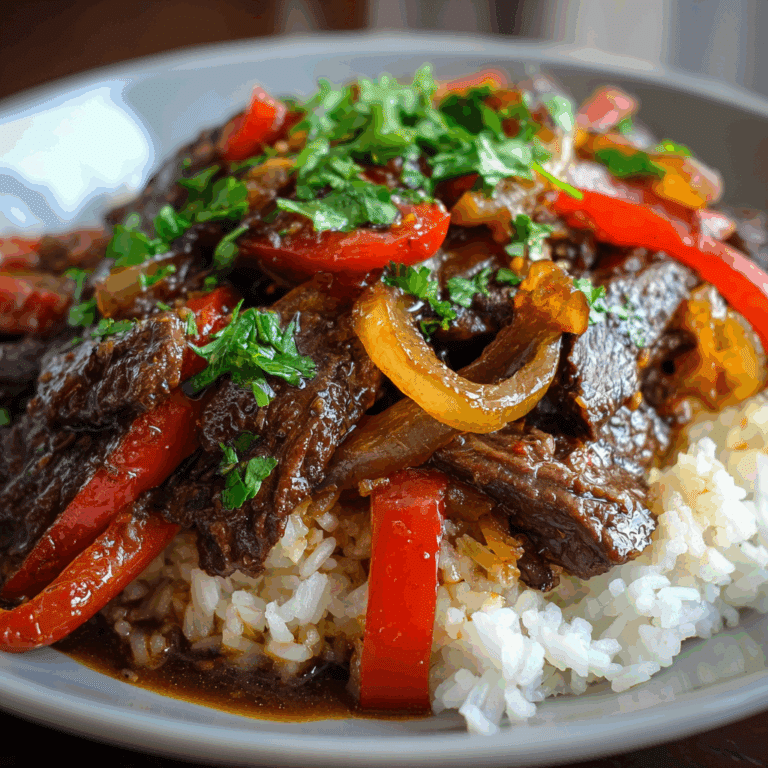 Slow Cooker Pepper Steak