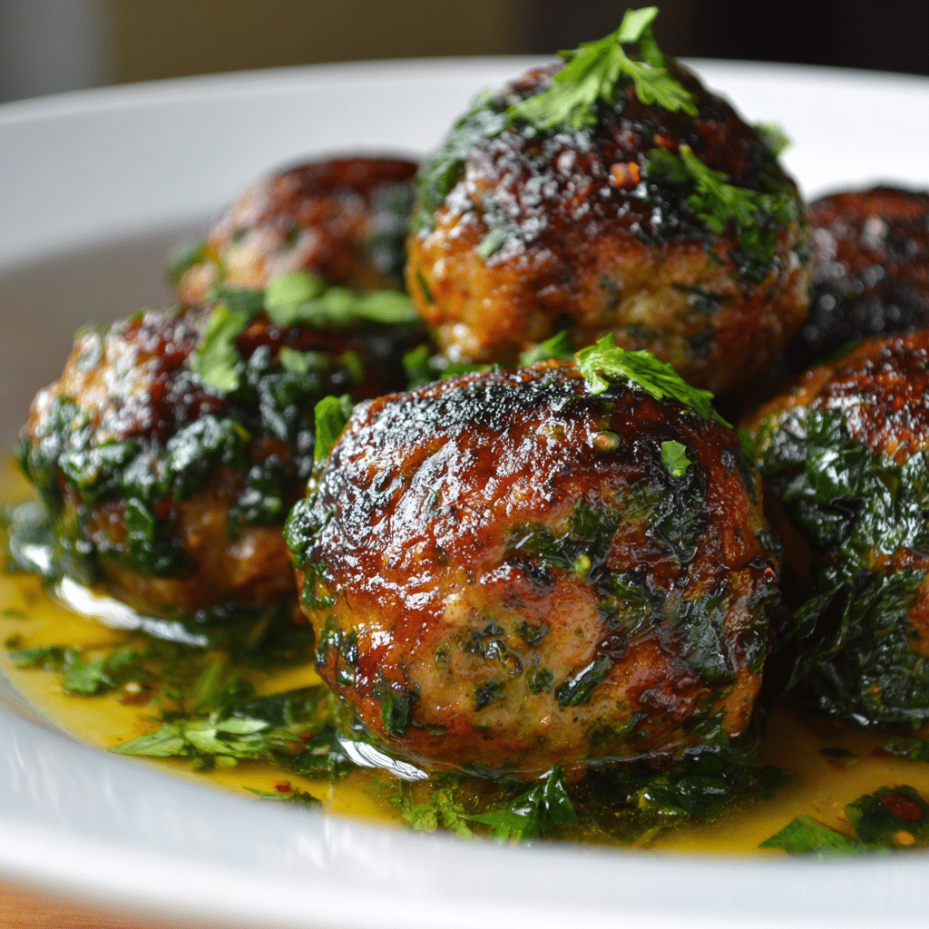 Spinach Turkey Meatballs