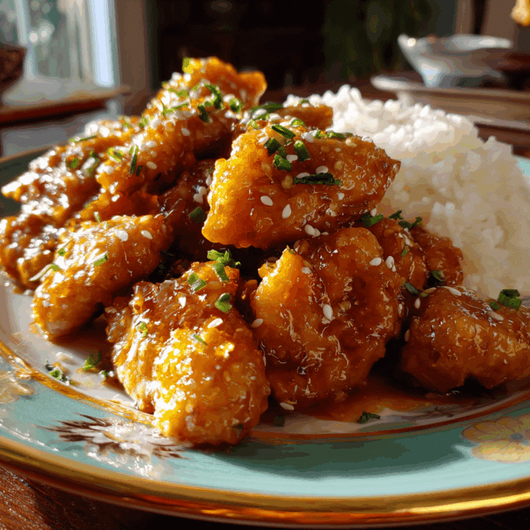 Tangy Ground Orange Chicken