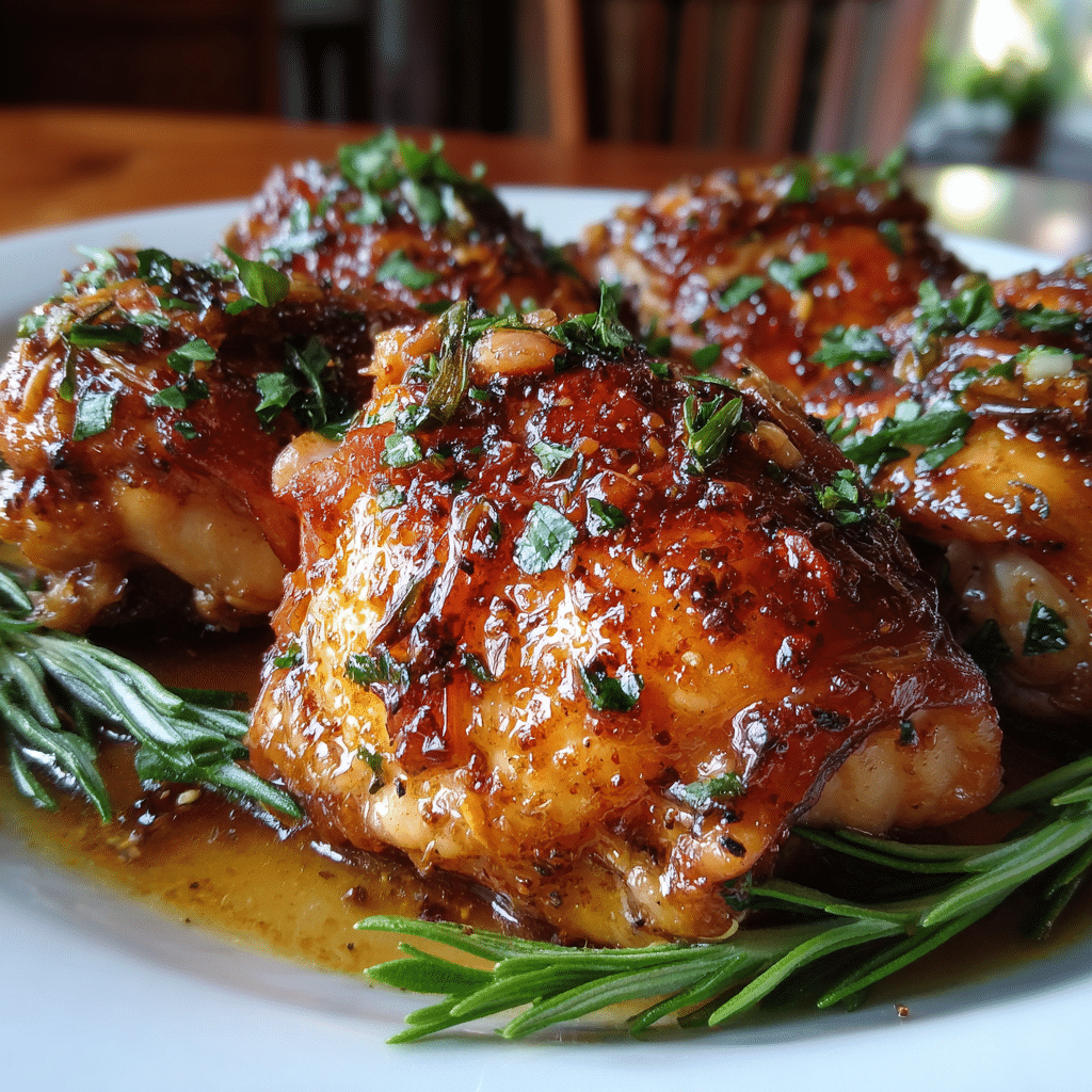 Tuscan Slow Cooker Chicken Thighs
