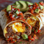 Breakfast Burritos with Salsa