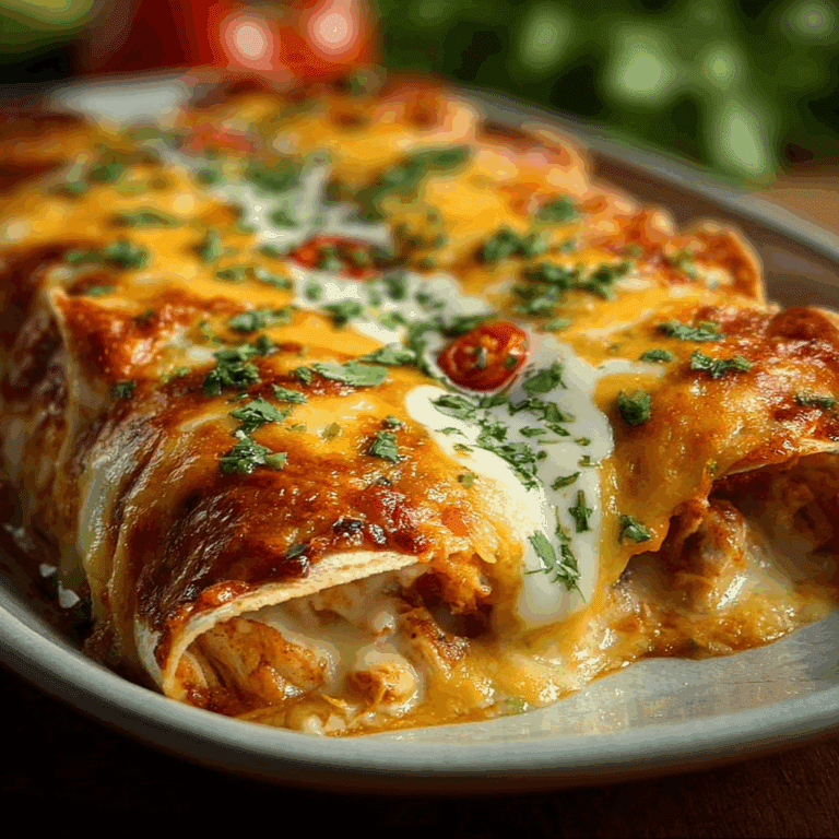 Cheesy Chicken Enchiladas