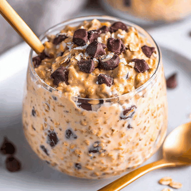 Cookie Dough Overnight Oats