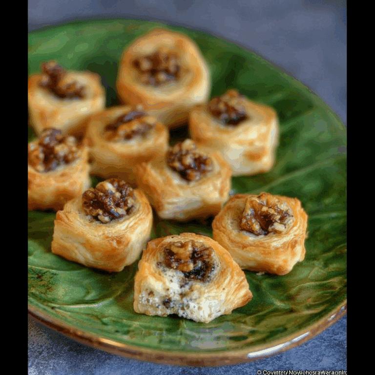 Goat Cheese & Walnut Pastry Bites