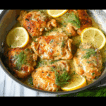 Lemon Dill Chicken Thighs