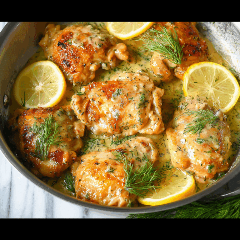 Lemon Dill Chicken Thighs