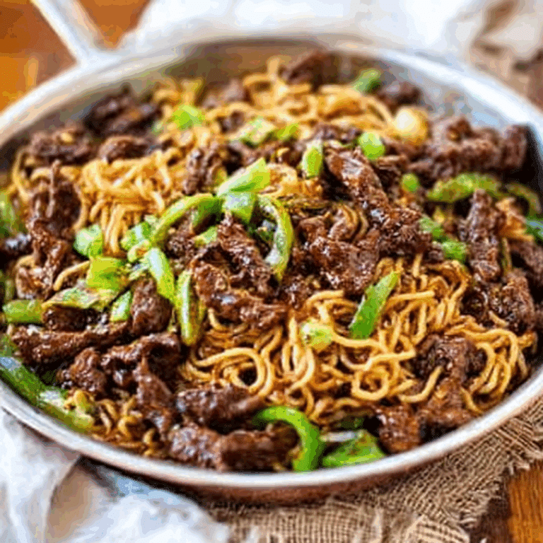 Mongolian Beef Noodles