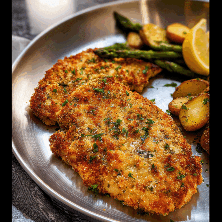 Parmesan Crusted Chicken Sheet Pan Meal